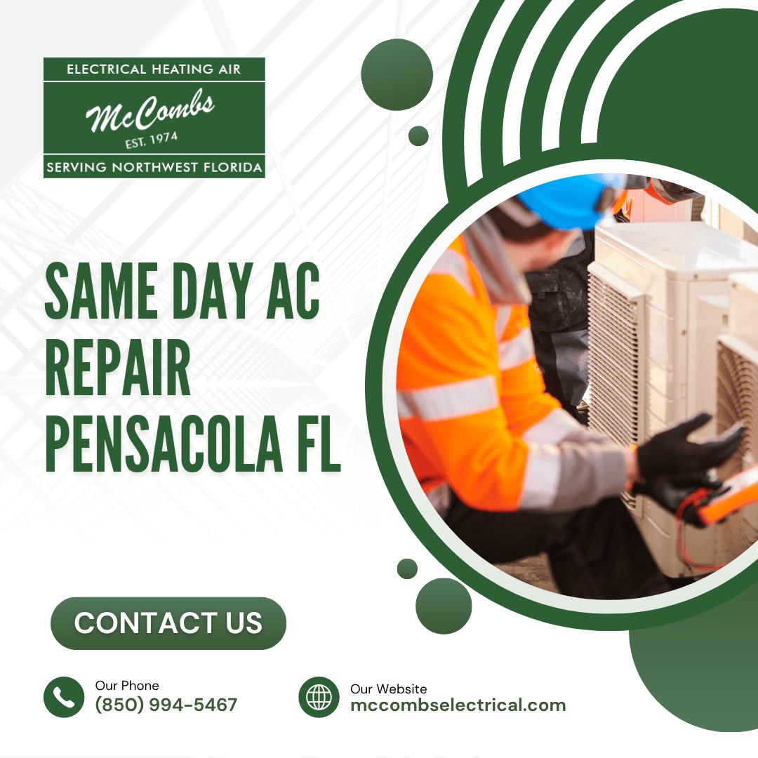 Same Day AC Repair in Pensacola, FL | Fast & Reliable Service