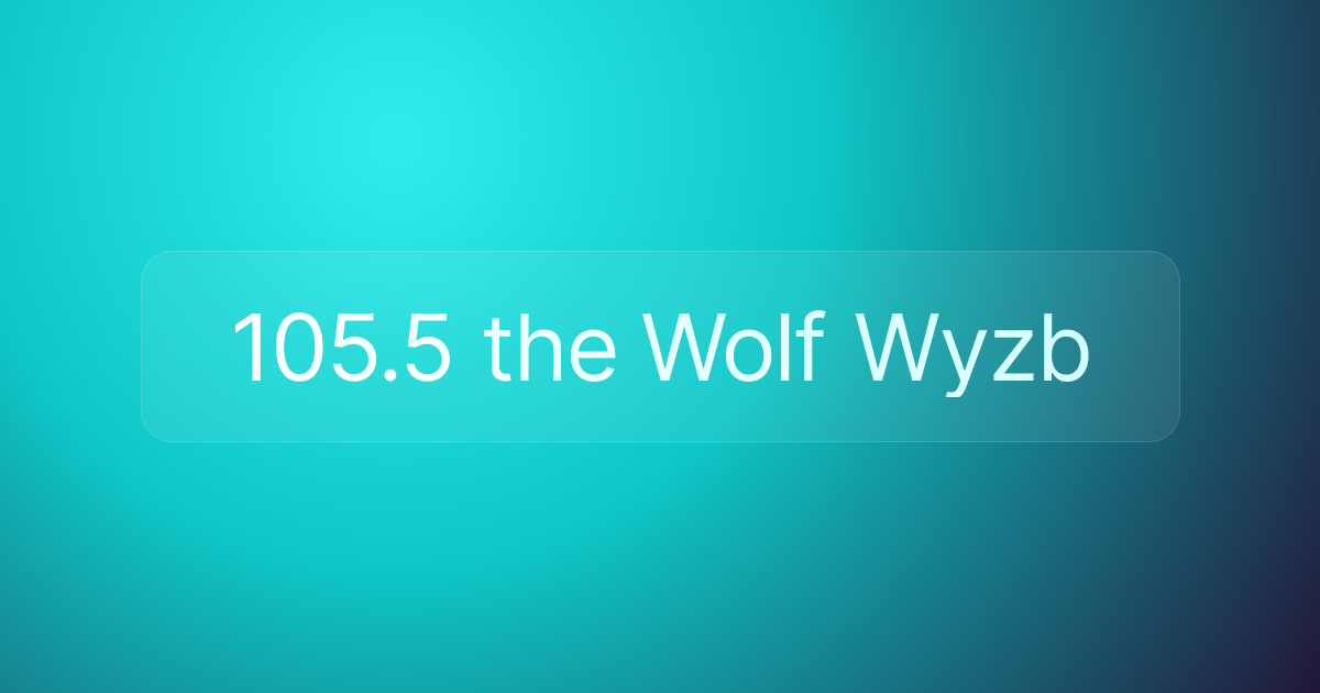 105.5 the Wolf Wyzb