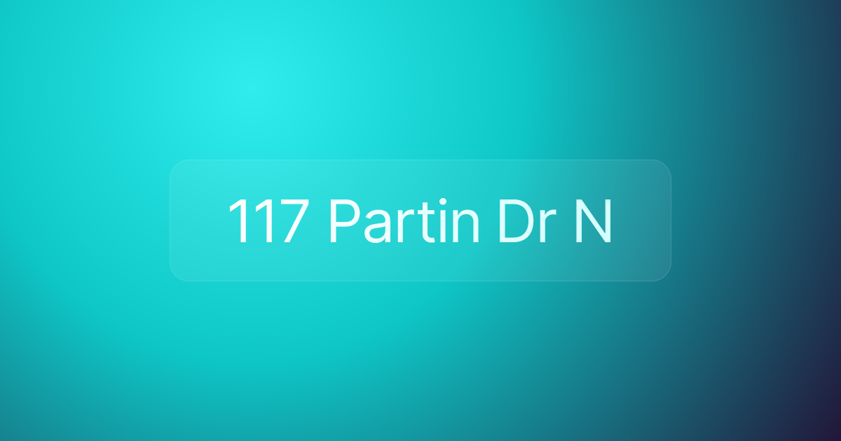 117 Partin Dr N