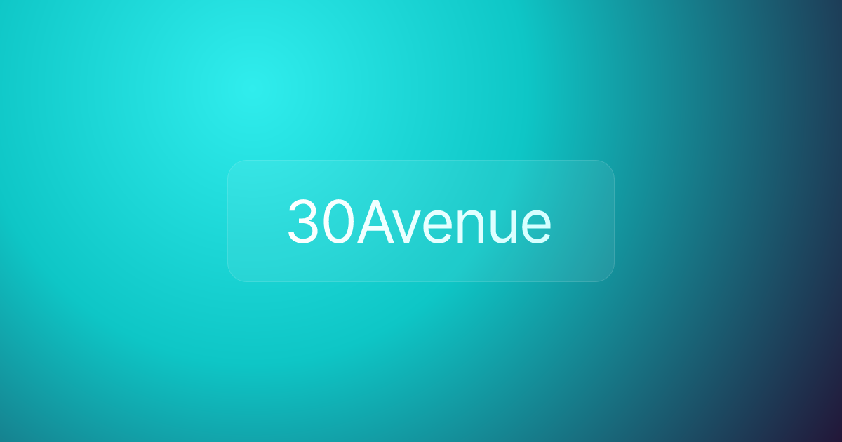 30Avenue