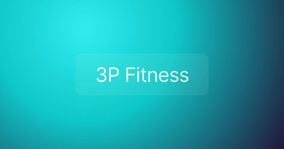 3P Fitness