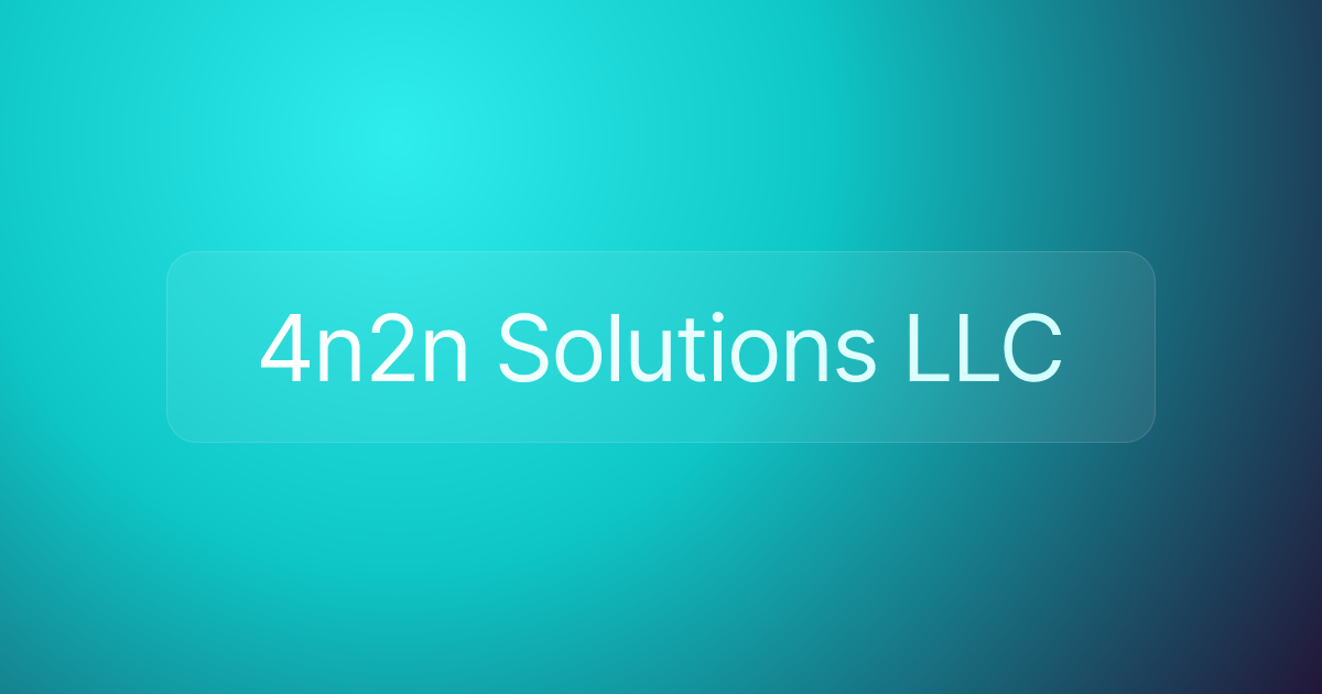 4n2n Solutions LLC