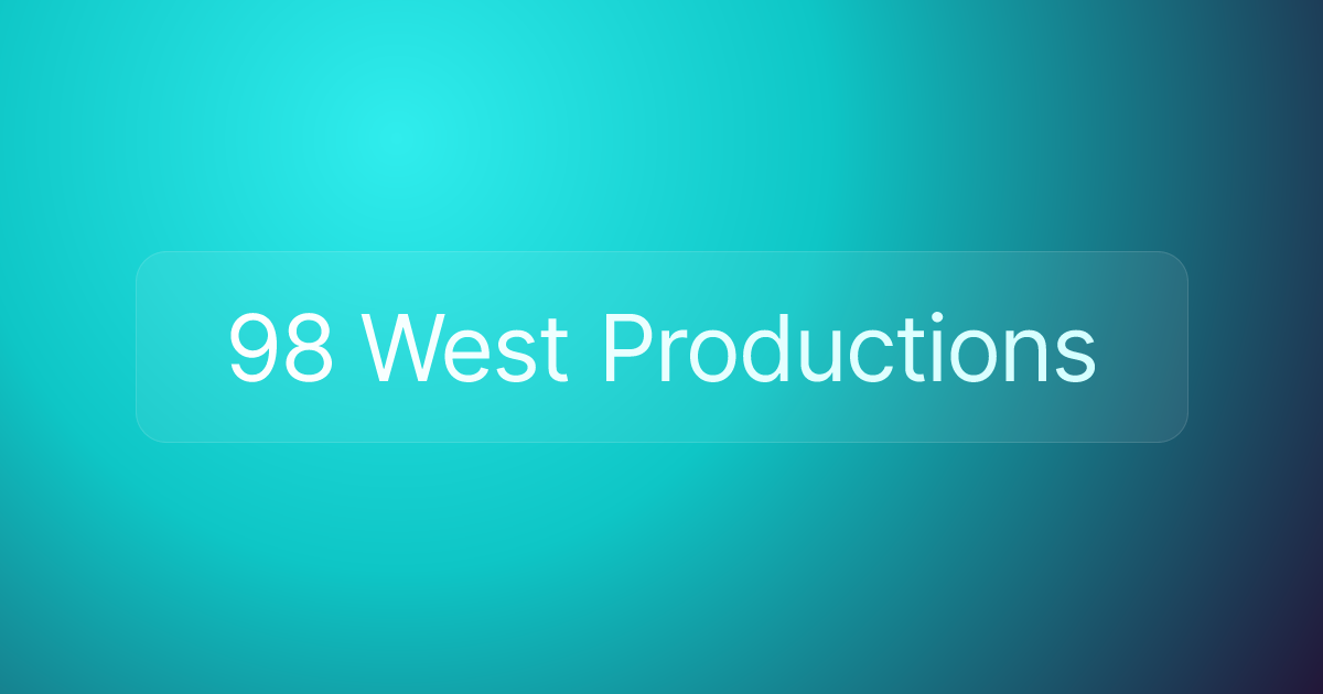 98 West Productions