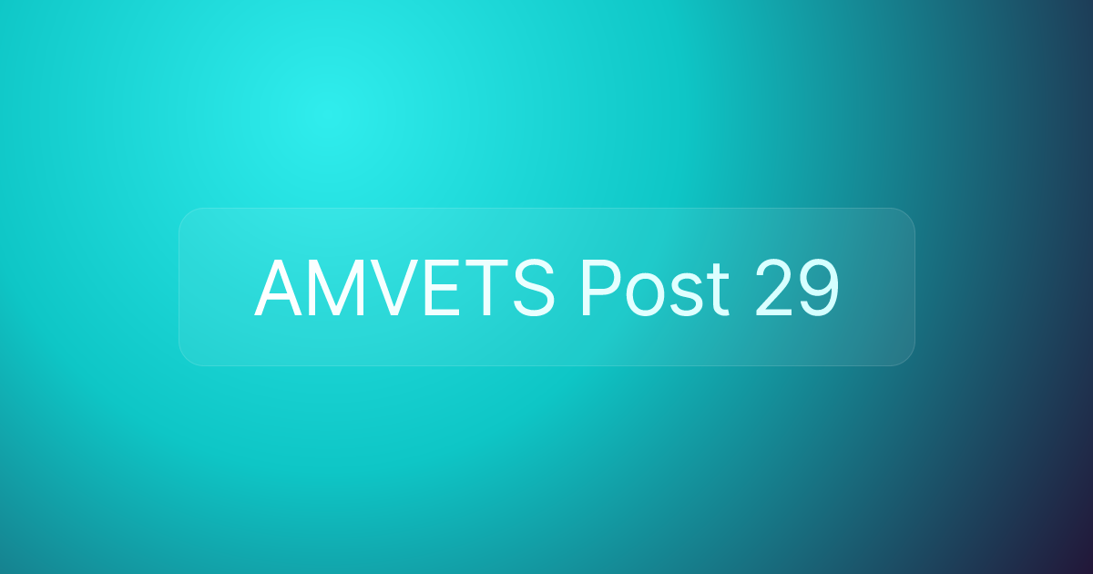 AMVETS Post 29