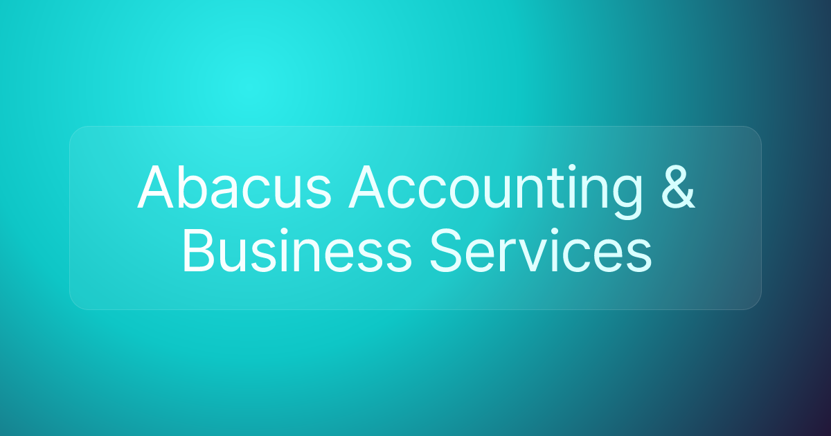 Abacus Accounting & Business Services