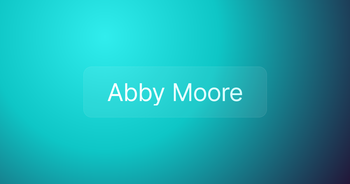 Abby Moore