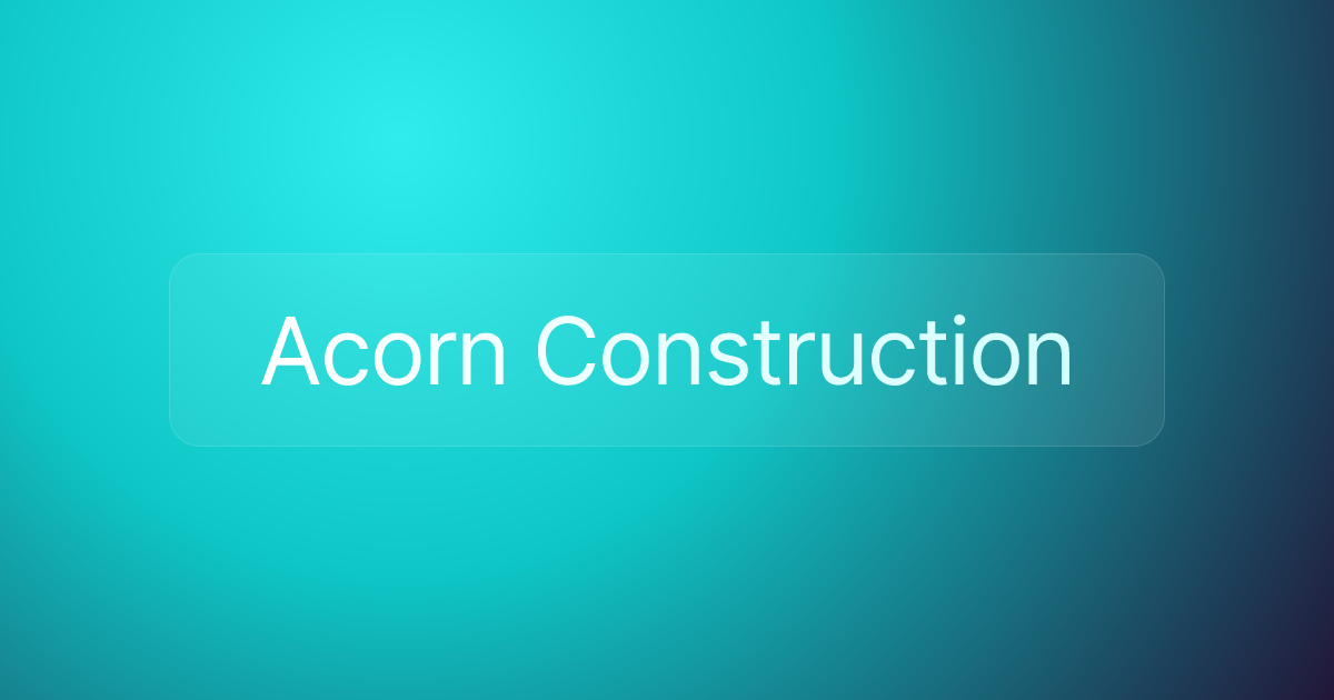Acorn Construction