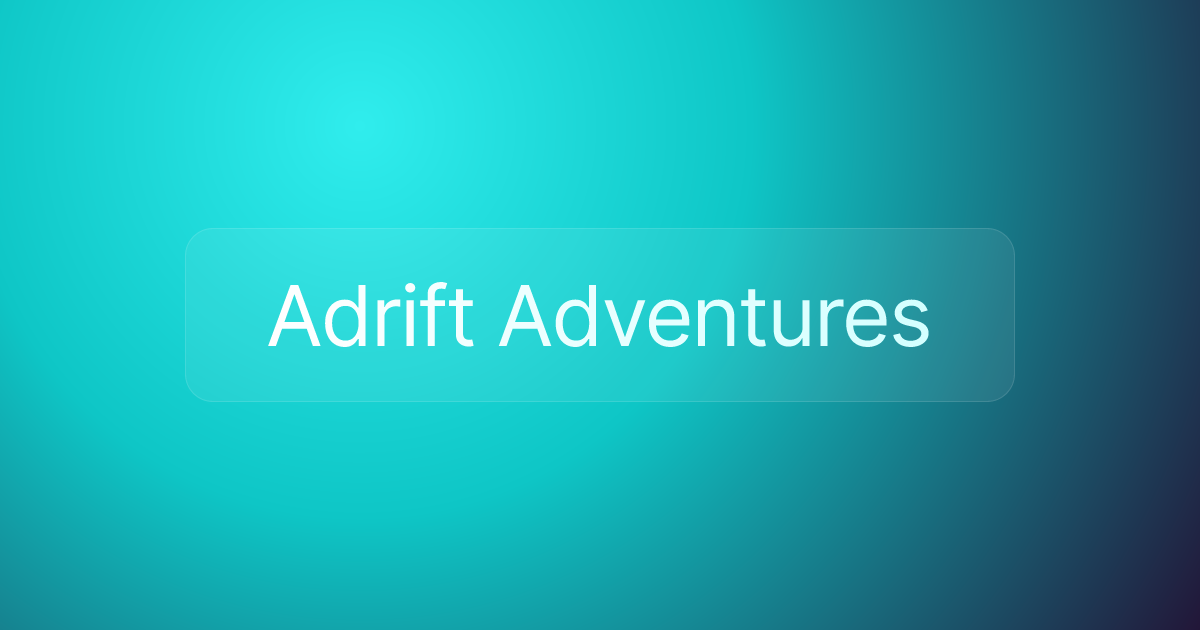 Adrift Adventures