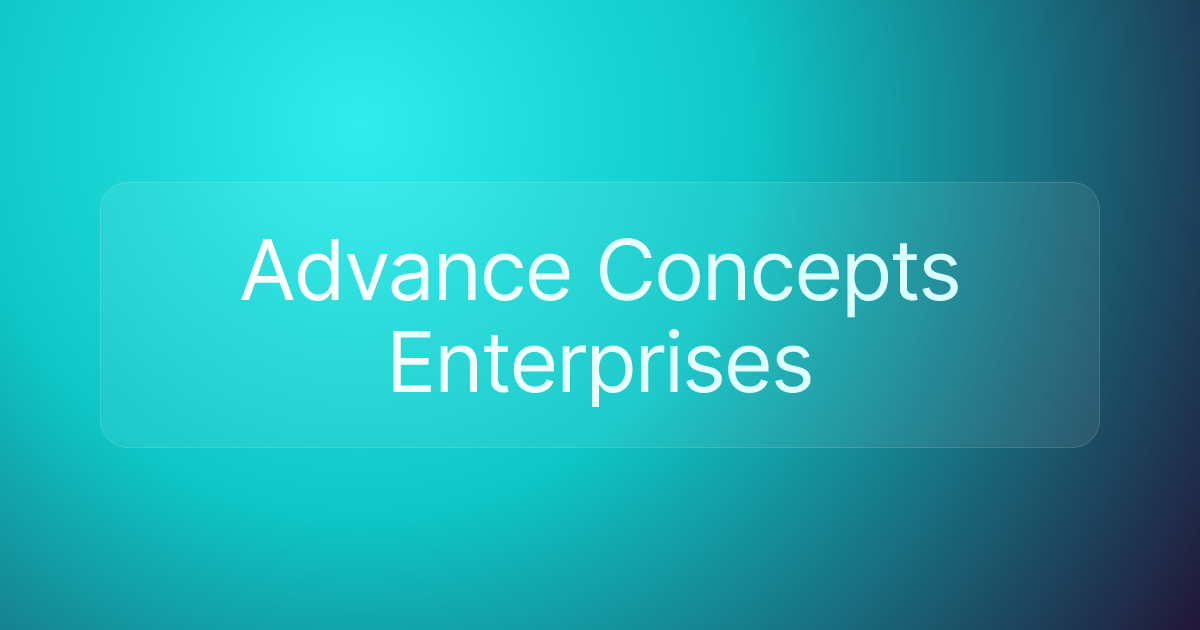 Advance Concepts Enterprises