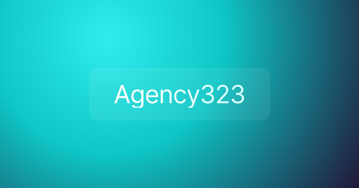 Agency323