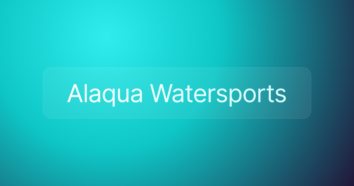 Alaqua Watersports