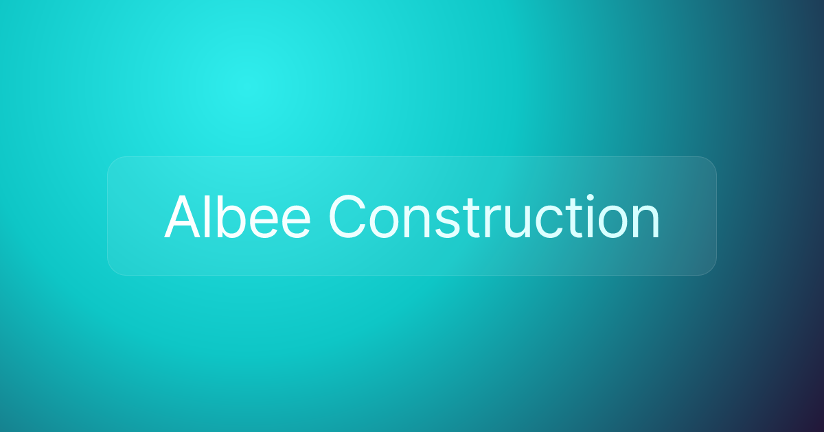 Albee Construction