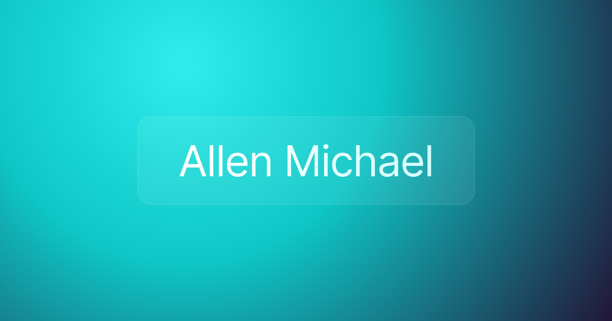 Allen Michael