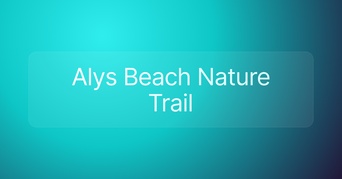 Alys Beach Nature Trail