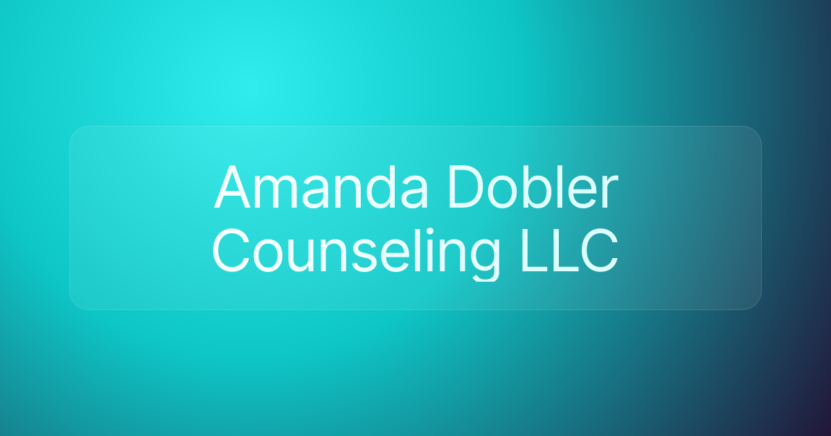 Amanda Dobler Counseling LLC