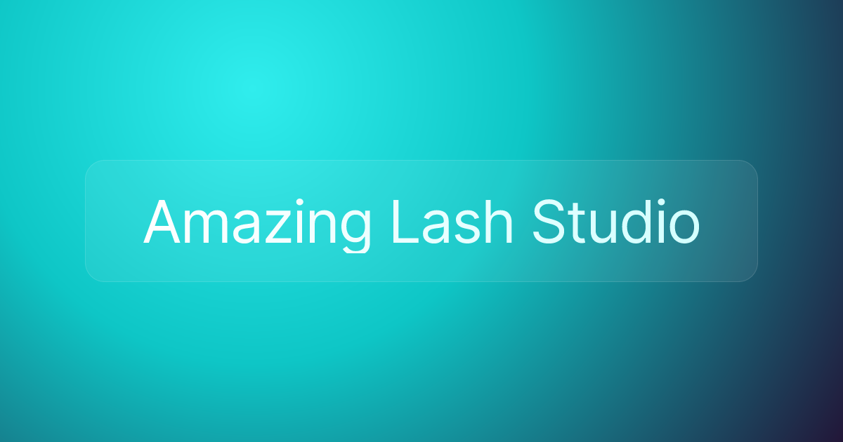 Amazing Lash Studio
