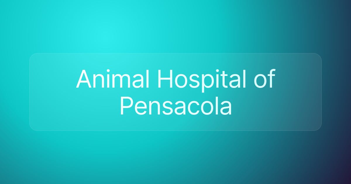 Animal Hospital of Pensacola