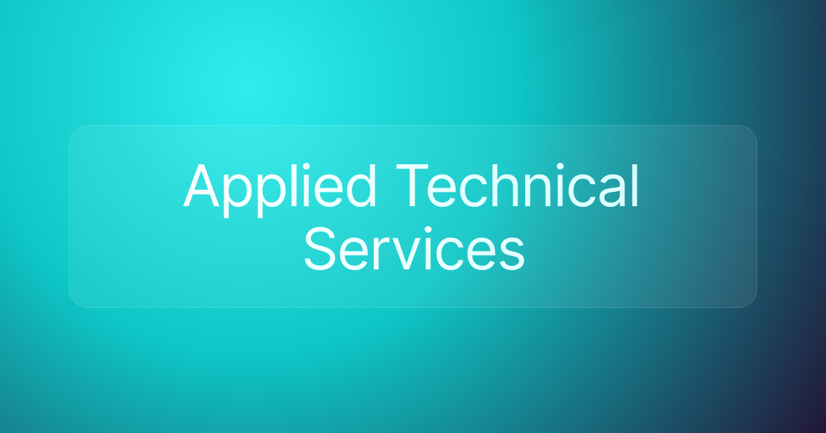 Applied Technical Services
