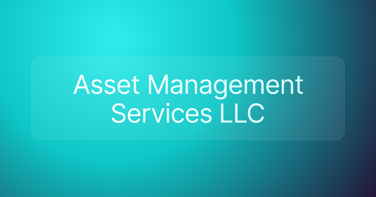 Asset Management Services LLC
