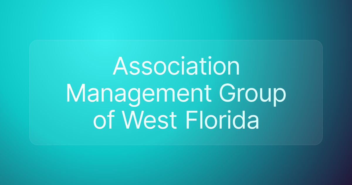 Association Management Group of West Florida