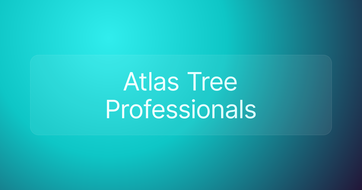 Atlas Tree Professionals