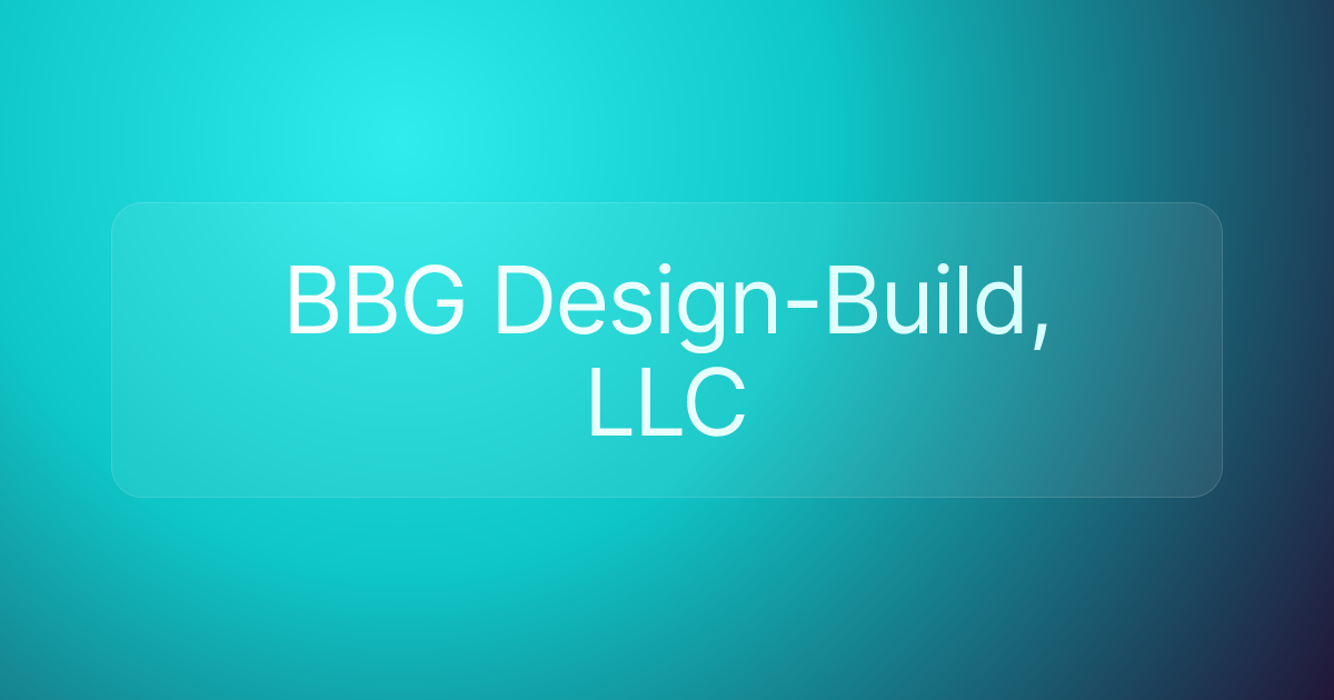 BBG Design-Build, LLC