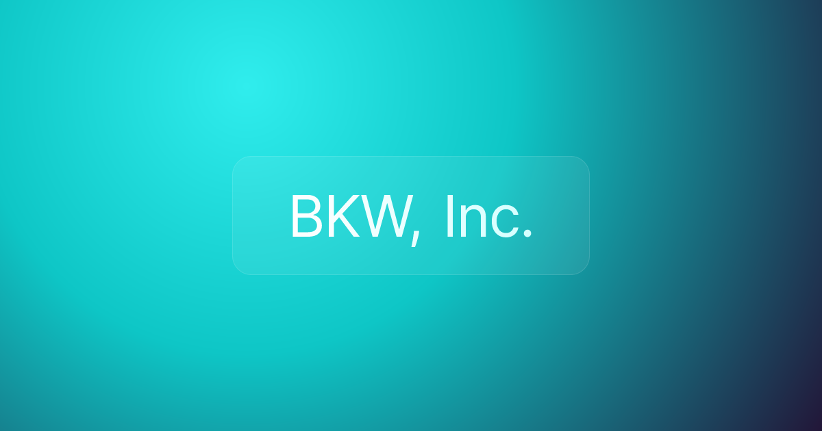BKW, Inc.