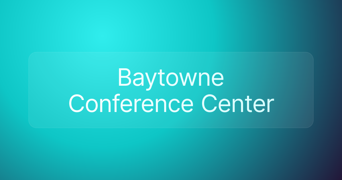 Baytowne Conference Center