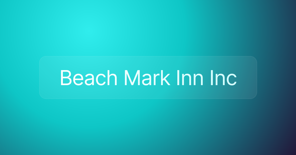 Beach Mark Inn Inc