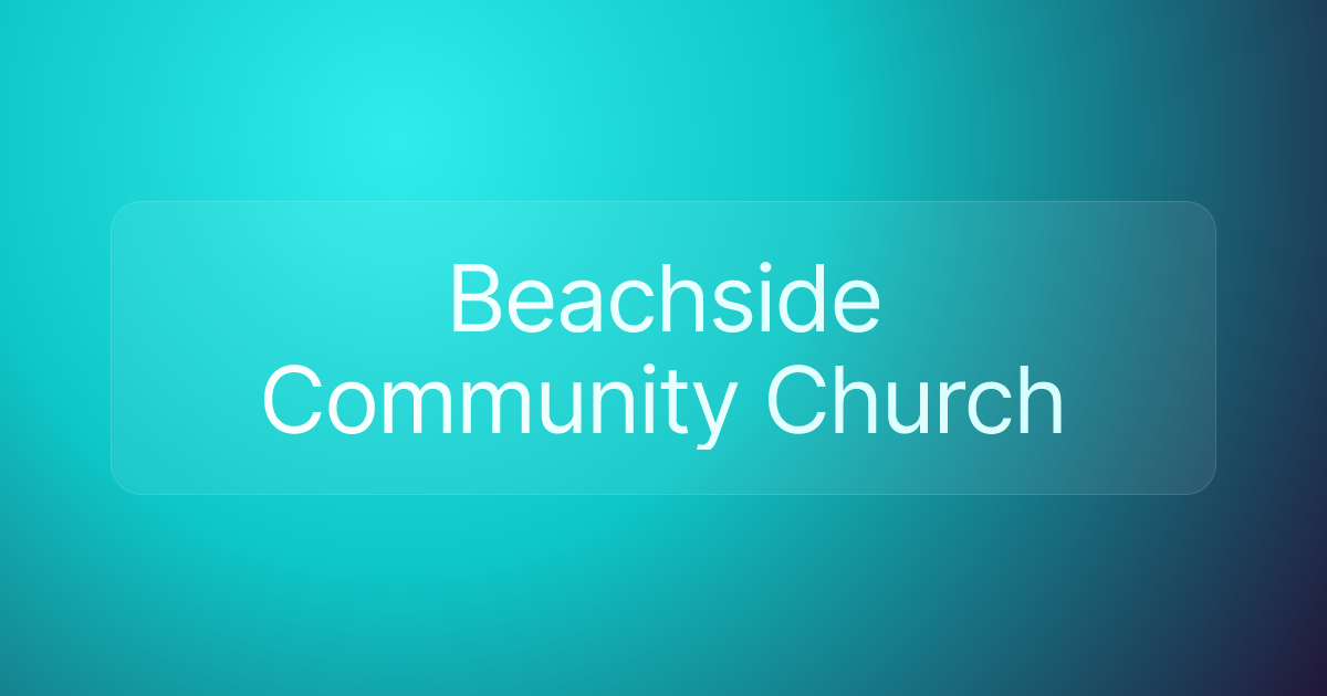 Beachside Community Church