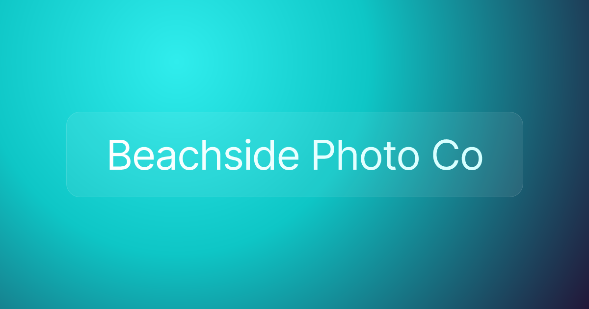 Beachside Photo Co