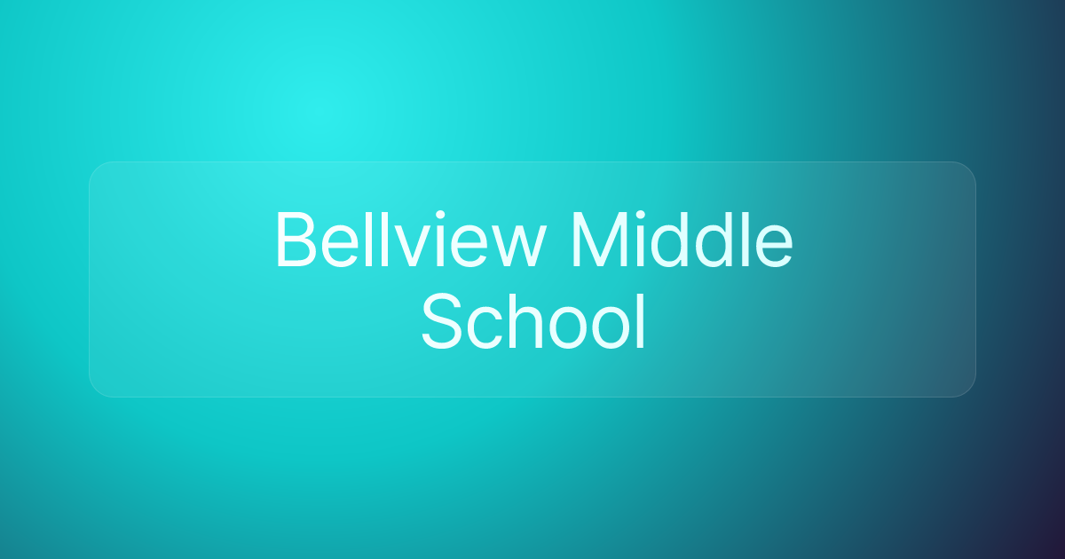 Bellview Middle School
