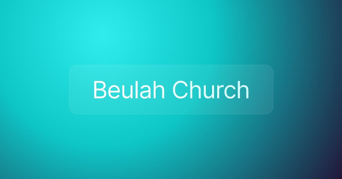 Beulah Church