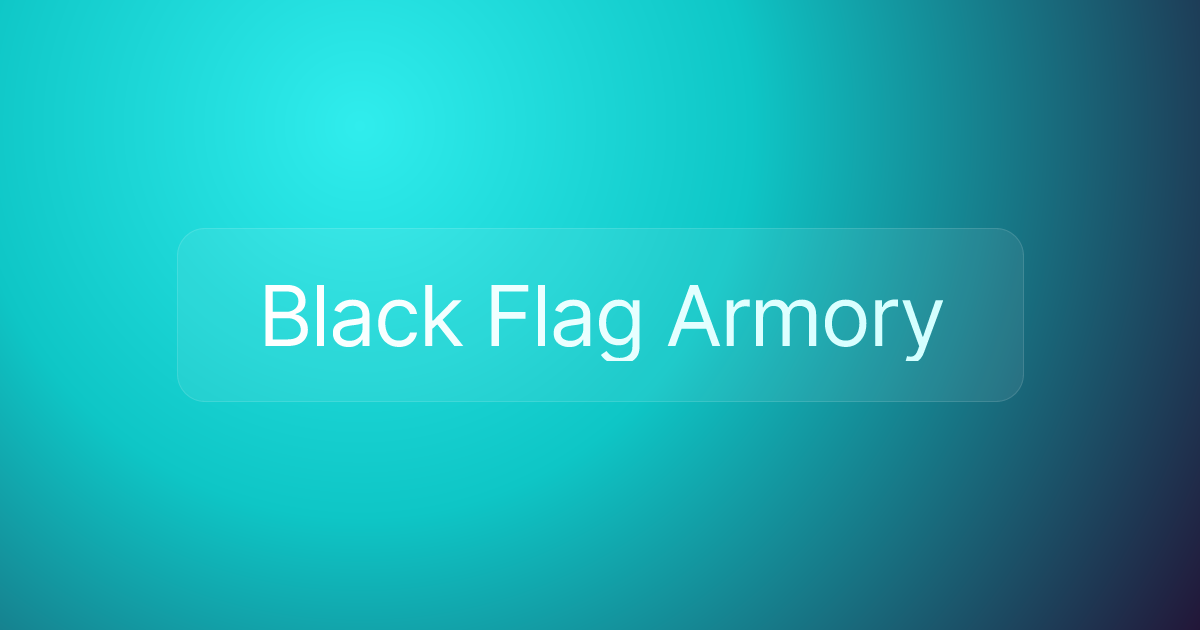 Black Flag Armory