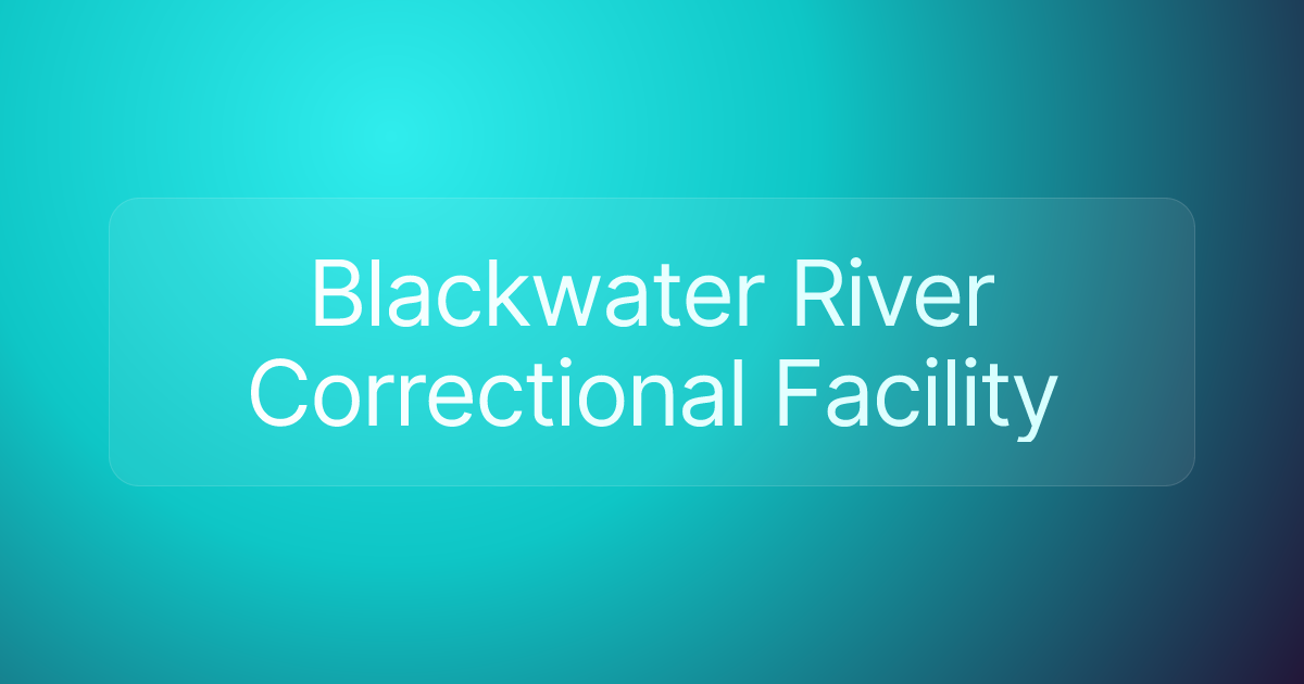 Blackwater River Correctional Facility