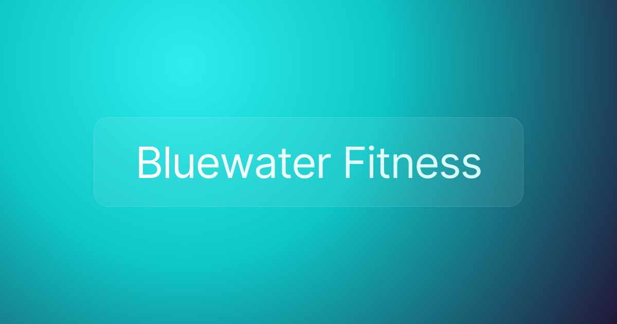 Bluewater Fitness