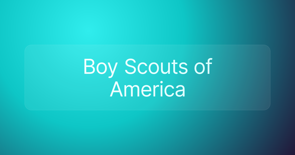 Boy Scouts of America