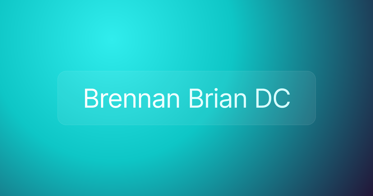 Brennan Brian DC