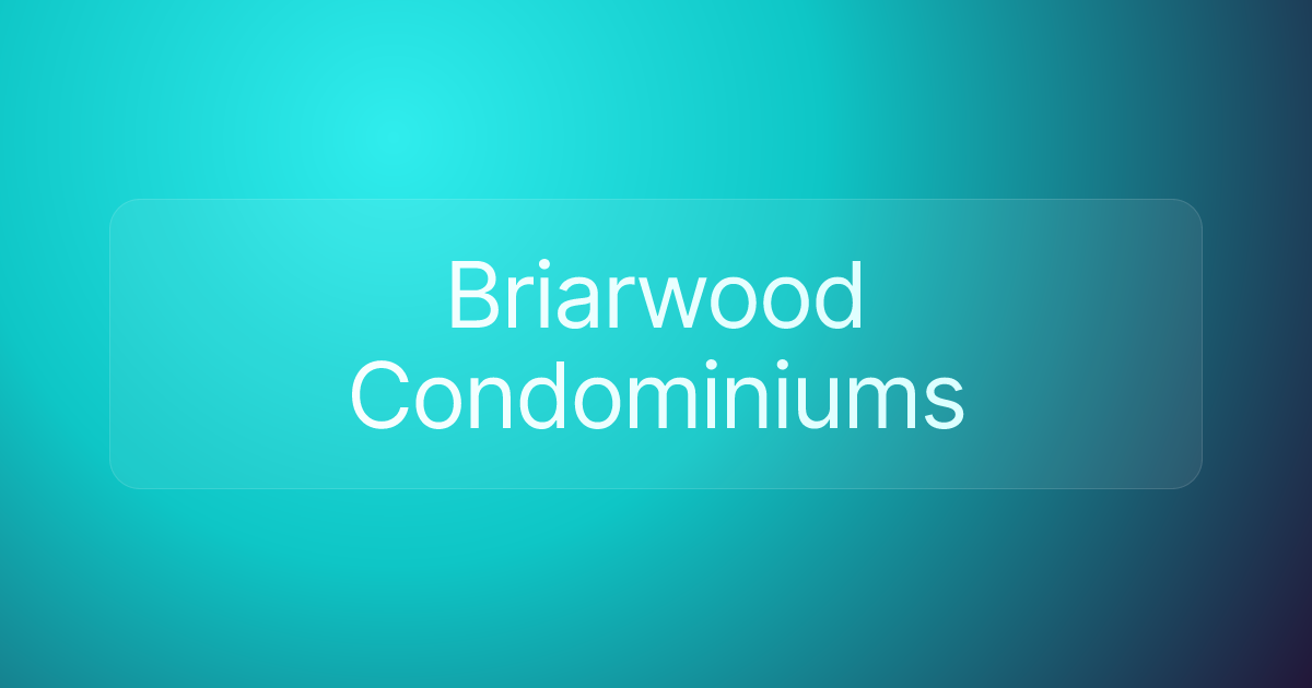 Briarwood Condominiums