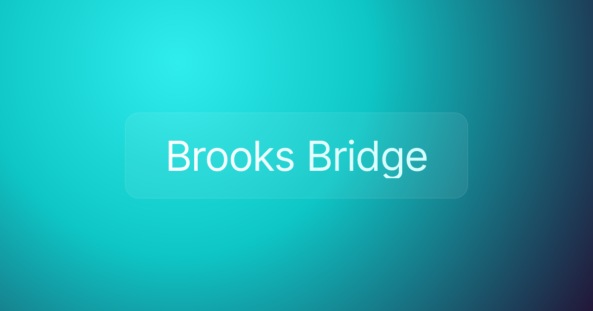 Brooks Bridge