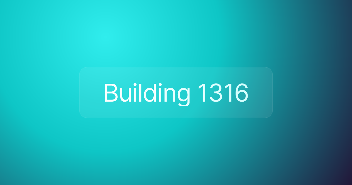 Building 1316