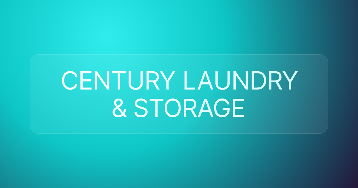 CENTURY LAUNDRY & STORAGE