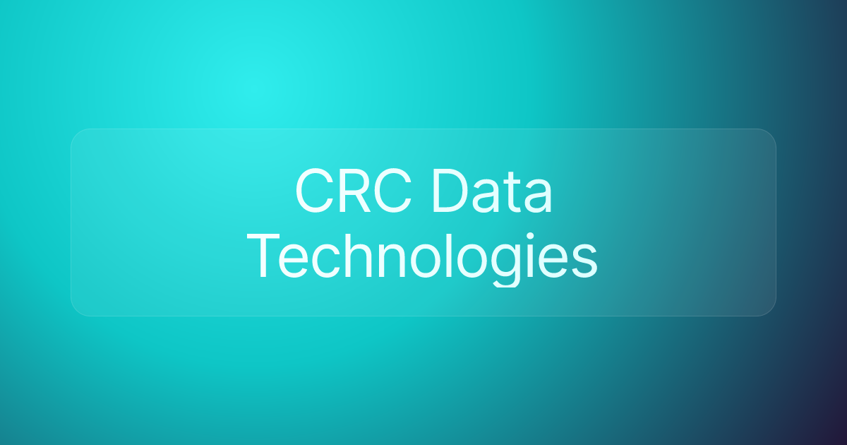CRC Data Technologies
