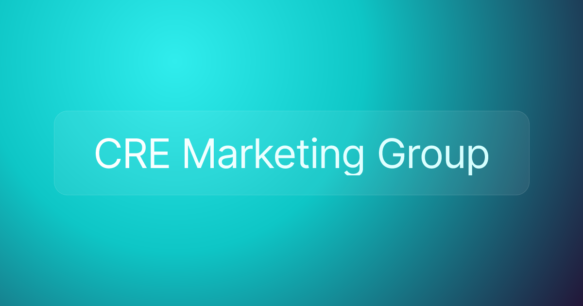 CRE Marketing Group