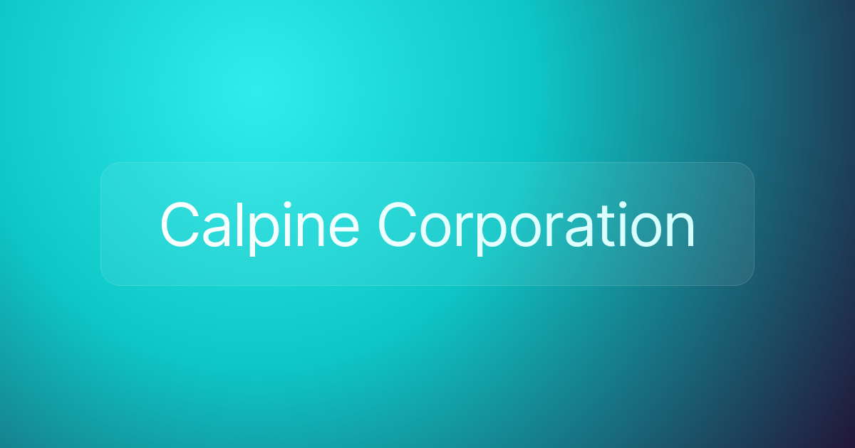 Calpine Corporation