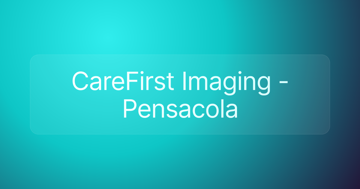 CareFirst Imaging - Pensacola