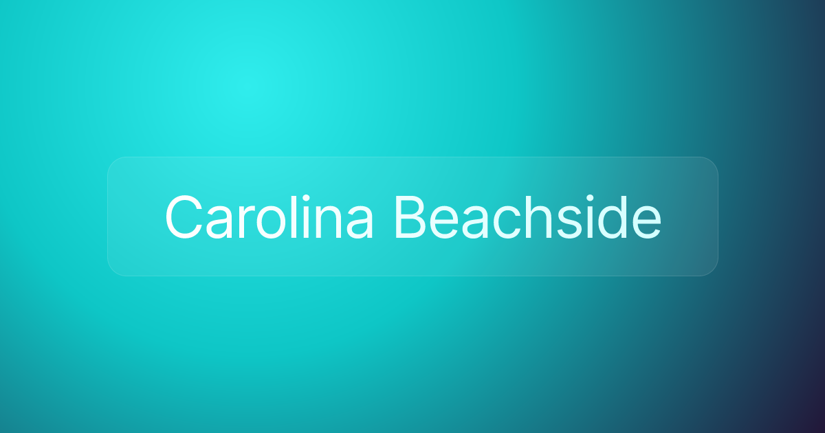 Carolina Beachside