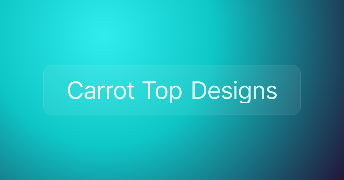 Carrot Top Designs