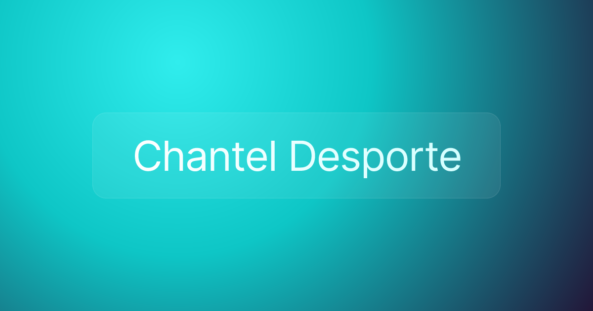 Chantel Desporte