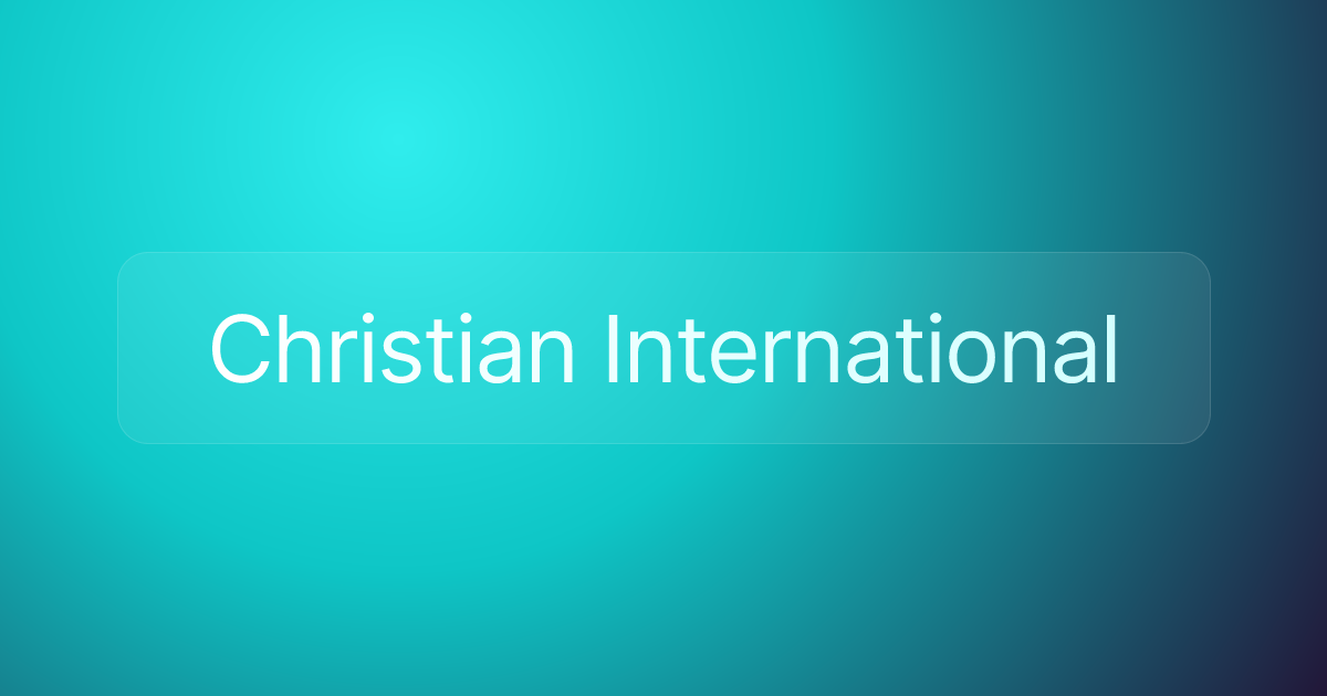 Christian International